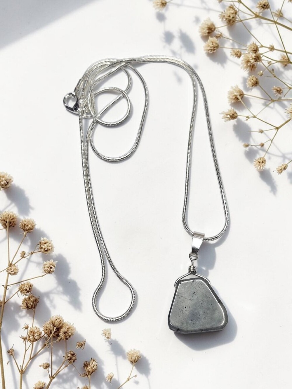 Gray Labradorite Pendant